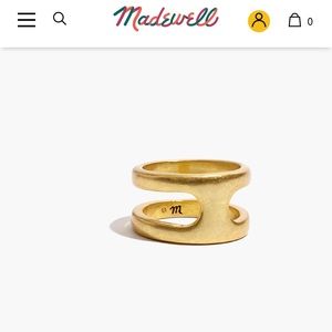 Madewell Cutout Band Ring